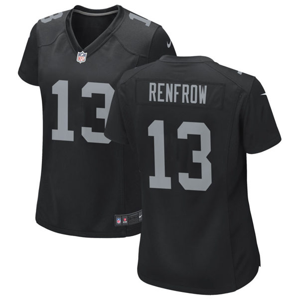 Womens Las Vegas Raiders #13 Hunter Renfrow Nike Black Vapor Limited Jersey Womens Las Vegas Raiders #13 Hunter Renfrow Nike Black Vapor Limited Jersey
