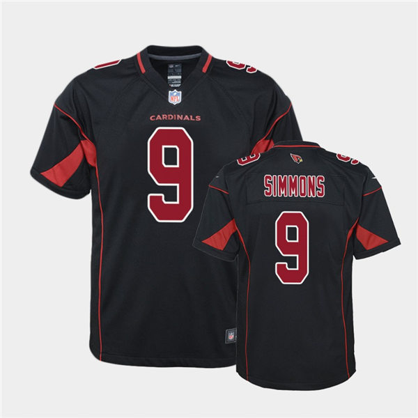 Youth Arizona Cardinals #9 Isaiah Simmons Nike Black 2nd Alternate Color Rush Legend Jersey