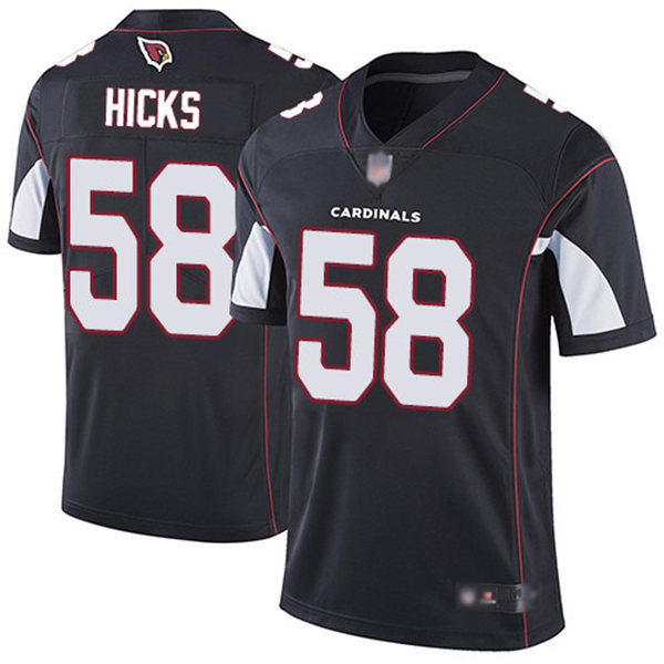 Youth Arizona Cardinals #58 Jordan Hicks Nike Alternate Black Vapor Limited Jersey