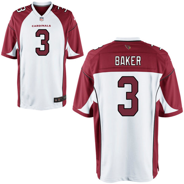 Youth Arizona Cardinals #3 Budda Baker Nike White Vapor Limited Jersey