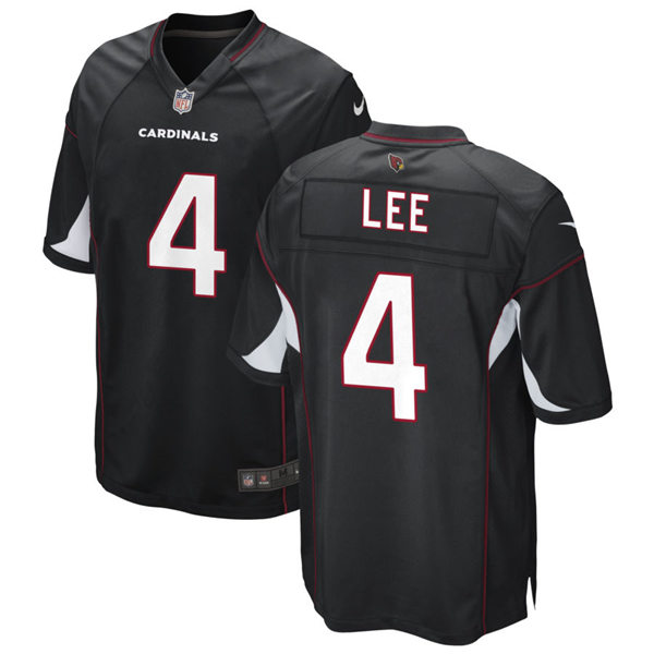 Mens Arizona Cardinals #4 Andy Lee Nike Alternate Black Vapor Limited Jersey