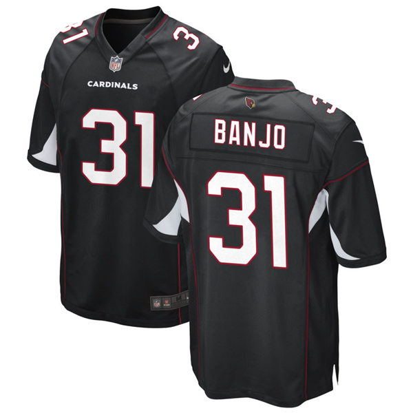 Mens Arizona Cardinals #31 Chris Banjo Nike Alternate Black Vapor Limited Jersey