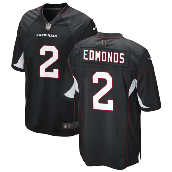 Mens Arizona Cardinals #2 Chase Edmonds Nike Alternate Black Vapor Limited Jersey