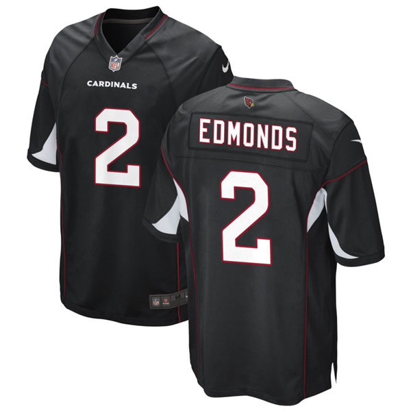 Mens Arizona Cardinals #2 Chase Edmonds Nike Alternate Black Vapor Limited Jersey
