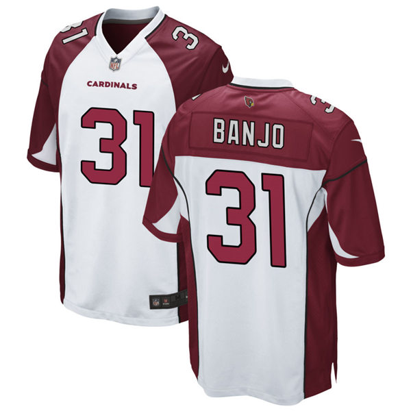 Mens Arizona Cardinals #31 Chris Banjo Nike White Vapor Limited Jersey