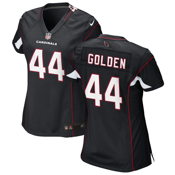 Womens Arizona Cardinals #44 Markus Golden Nike Alternate Black Vapor Limited Jersey