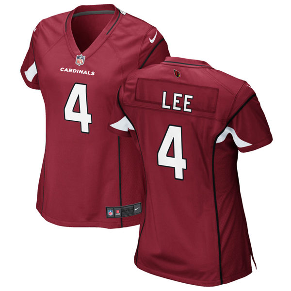 Womens Arizona Cardinals #4 Andy Lee Nike Cardinal Vapor Limited Jersey