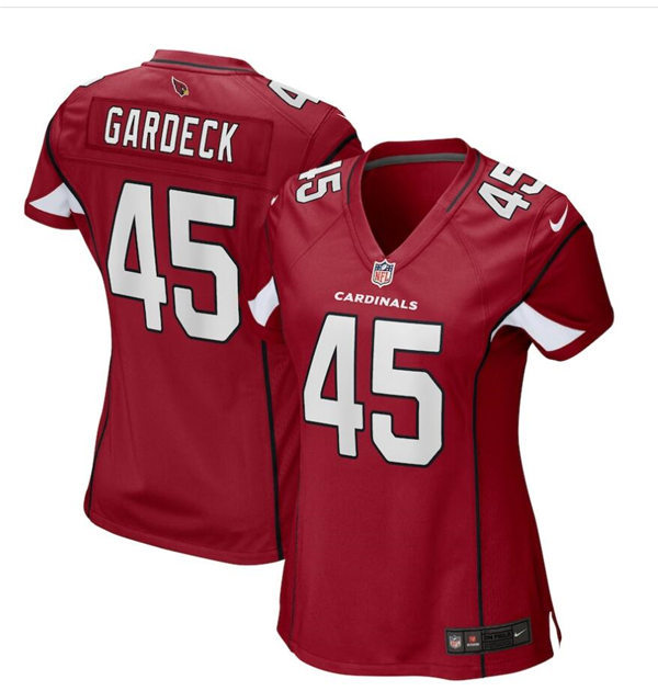 Womens Arizona Cardinals #45 Dennis Gardeck Nike Cardinal Vapor Limited Jersey