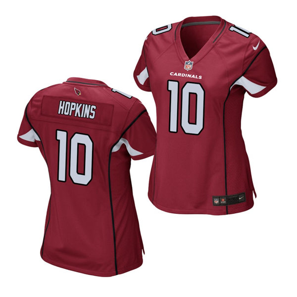 Womens Arizona Cardinals #10 DeAndre Hopkins Nike Cardinal Vapor Limited Jersey