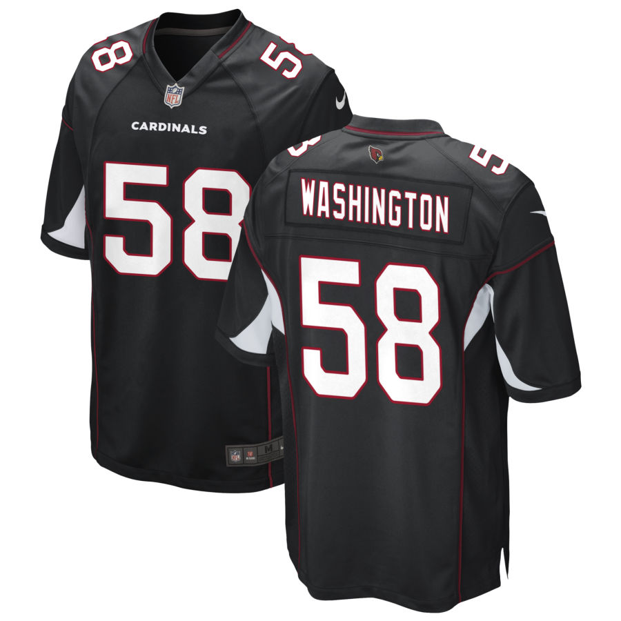 Mens Arizona Cardinals Retired Player #58 Daryl Washington Nike Black Vapor Limited Jersey