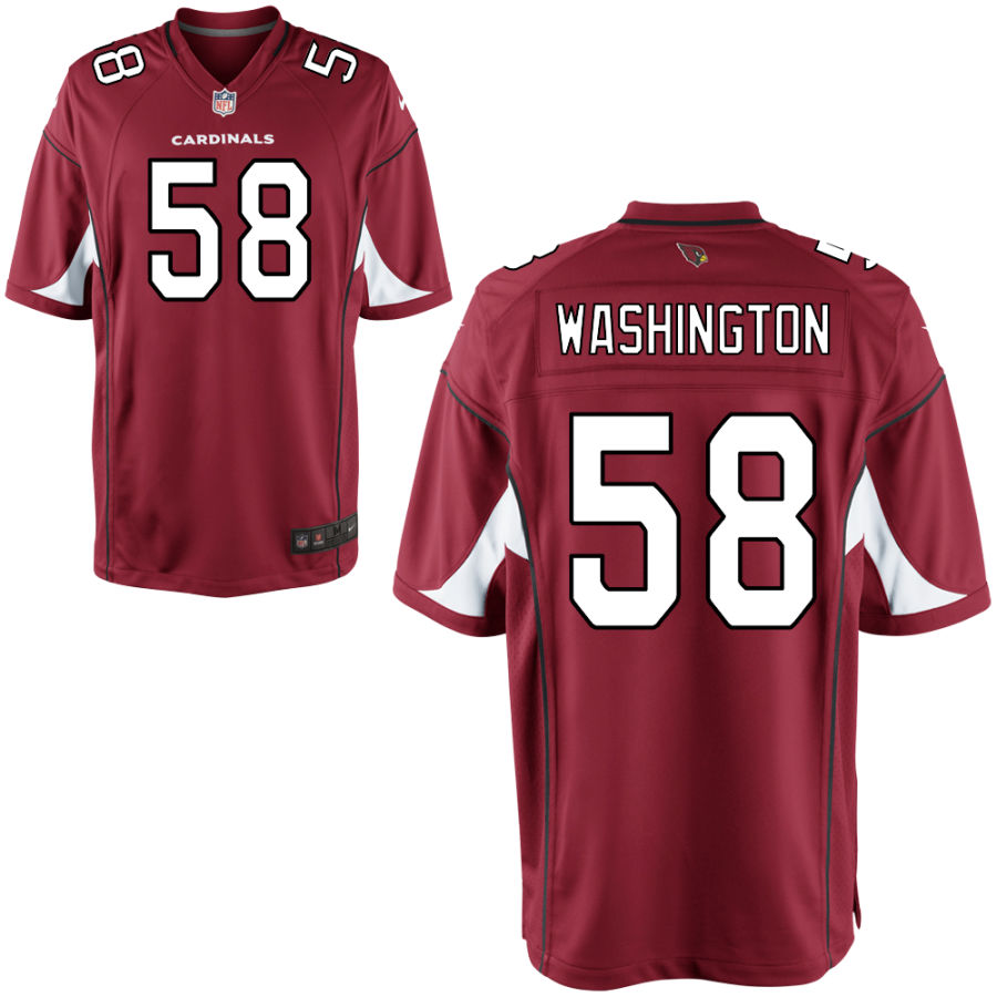 Youth Arizona Cardinals Retired Player #58 Daryl Washington Nike Cardinal Vapor Limited Jersey