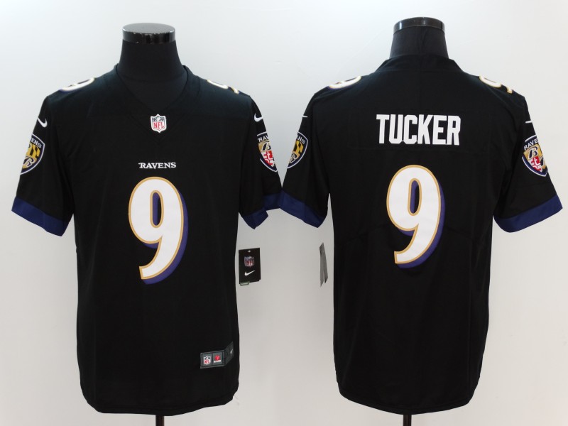 Youth Baltimore Ravens #9 Justin Tucker Nike Black Stitched NFL Limited Jersey