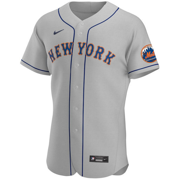 Mens New York Mets #23 Javier Baez Nike Grey Road FlexBase Jersey Mens New York Mets #23 Javier Baez Nike Grey Road FlexBase Jersey