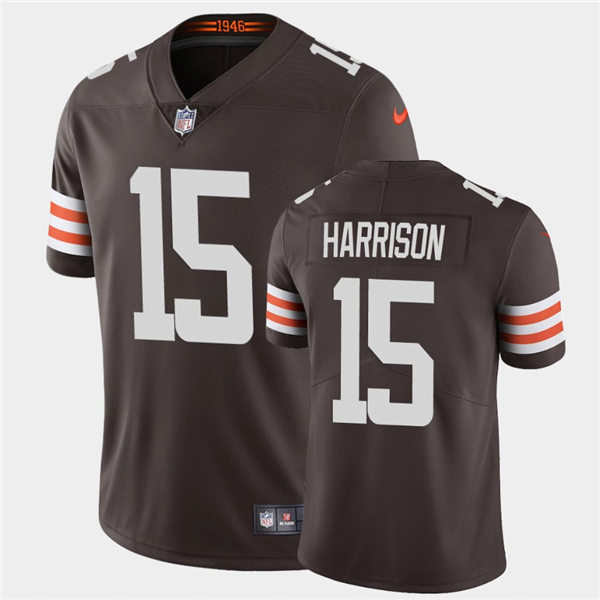 Men's Vapor Limited Ronnie Harrison Cleveland Browns Brown Jersey