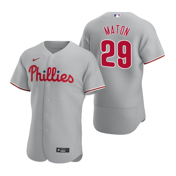 Mens Philadelphia Phillies #29 Nick Maton (5)