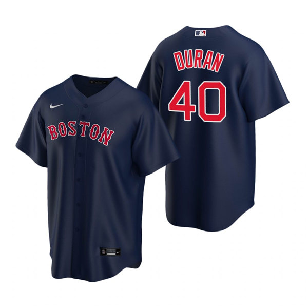 Mens Boston Red Sox #40 Jarren Duran Nike Navy Alternate Cool Base Jersey