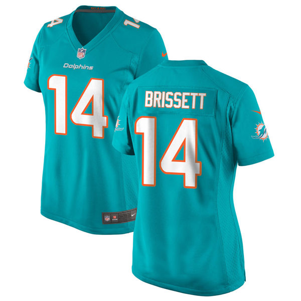 Womens Miami Dolphins #14 Jacoby Brissett Nike Aqua Vapor Limited Jersey Womens Miami Dolphins #14 Jacoby Brissett Nike Aqua Vapor Limited Jersey