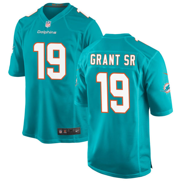 Mens Miami Dolphins #19 Jakeem Grant Sr Nike Aqua Vapor Limited Jersey