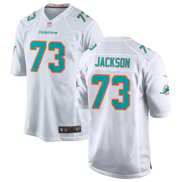 Youth Miami Dolphins #73 Austin Jackson Nike White Vapor Limited Jersey