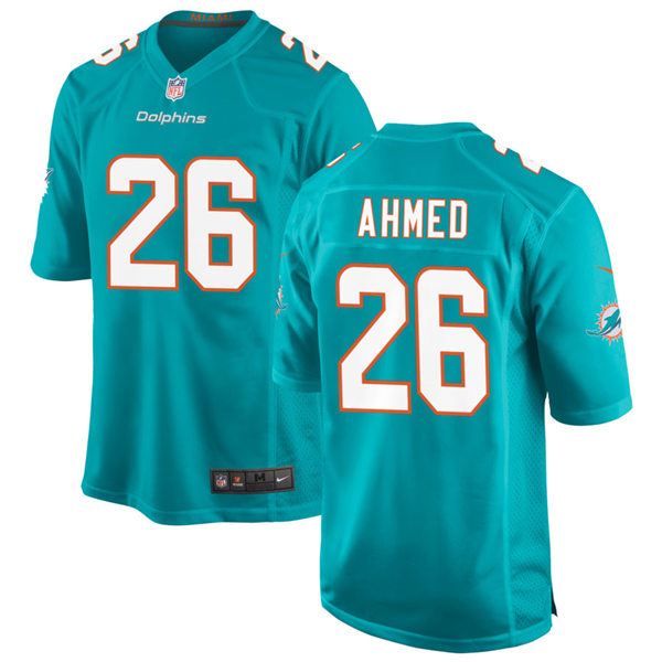 Youth Miami Dolphins #26 Salvon Ahmed Nike Aqua Vapor Limited Jersey Youth Miami Dolphins #26 Salvon Ahmed Nike Aqua Vapor Limited Jersey