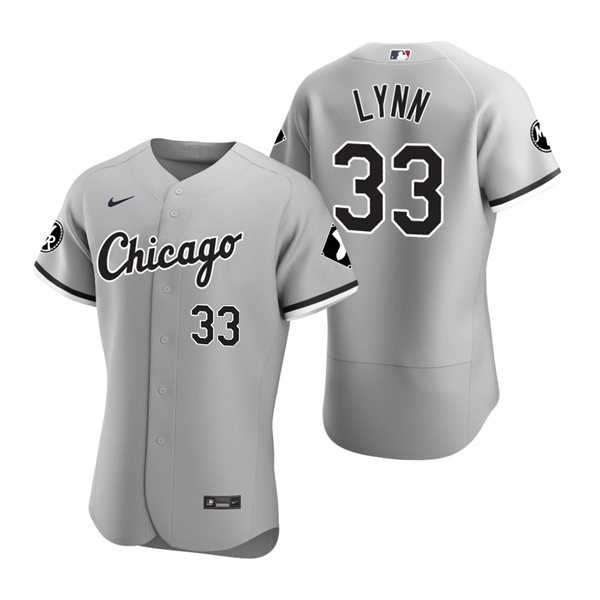 Mens Chicago White Sox #33 Lance Lynn Nike Gray Road FlexBase Jersey Mens Chicago White Sox #33 Lance Lynn Nike Gray Road FlexBase Jersey