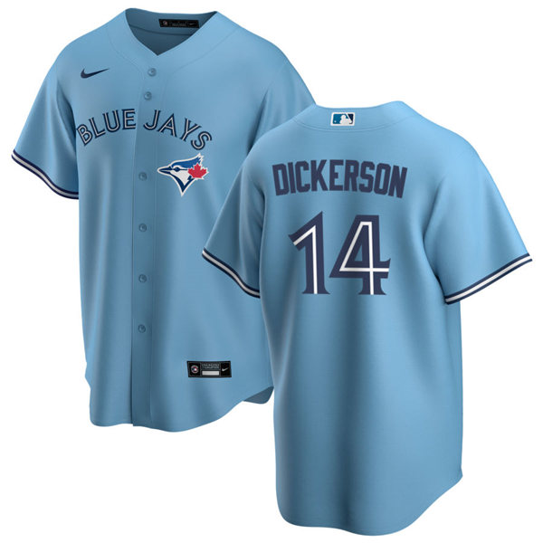 Mens Toronto Blue Jays #14 Corey Dickerson Nike Powder Blue Alternate Cool Base Jersey Mens Toronto Blue Jays #14 Corey Dickerson Nike Powder Blue Alternate Cool Base Jersey