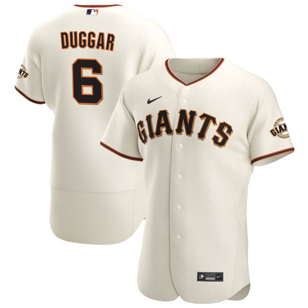 Mens San Francisco Giants #6 Steven Duggar Nike Cream Home Flexbase Jersey Mens San Francisco Giants #6 Steven Duggar Nike Cream Home Flexbase Jersey