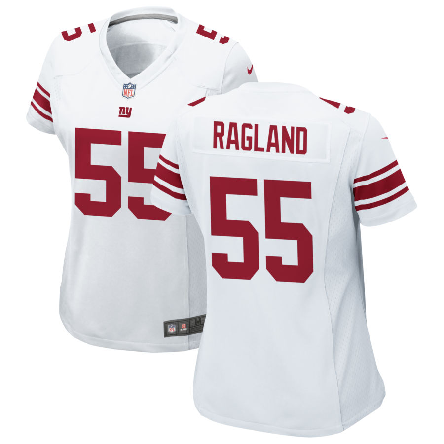 Womens New York Giants #55 Reggie Ragland Nike White Limited Player Jersey