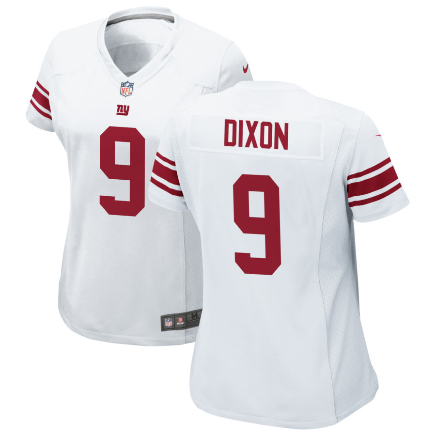 Womens New York Giants #9 Riley Dixon Nike White Limited Player Jersey