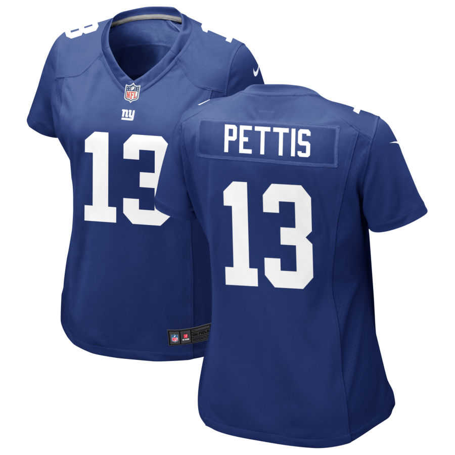 Womens New York Giants #13 Dante Pettis Nike Royal Limited Player Jersey