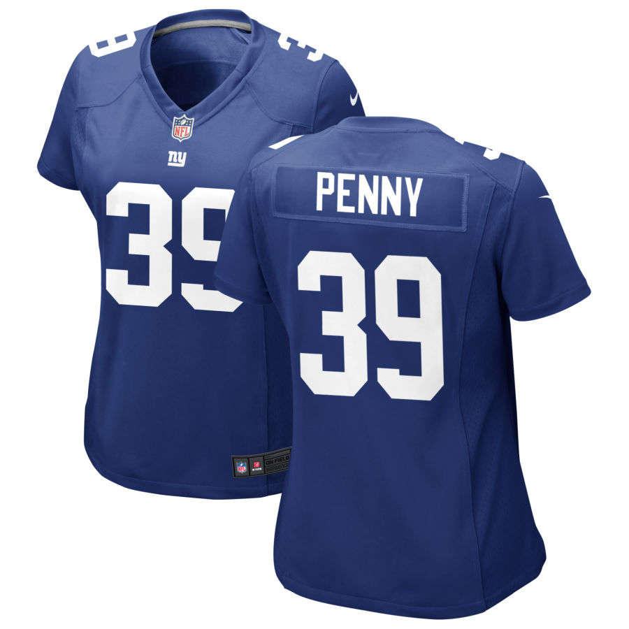 Womens New York Giants #39 Elijhaa Penny Nike Royal Limited Player Jersey