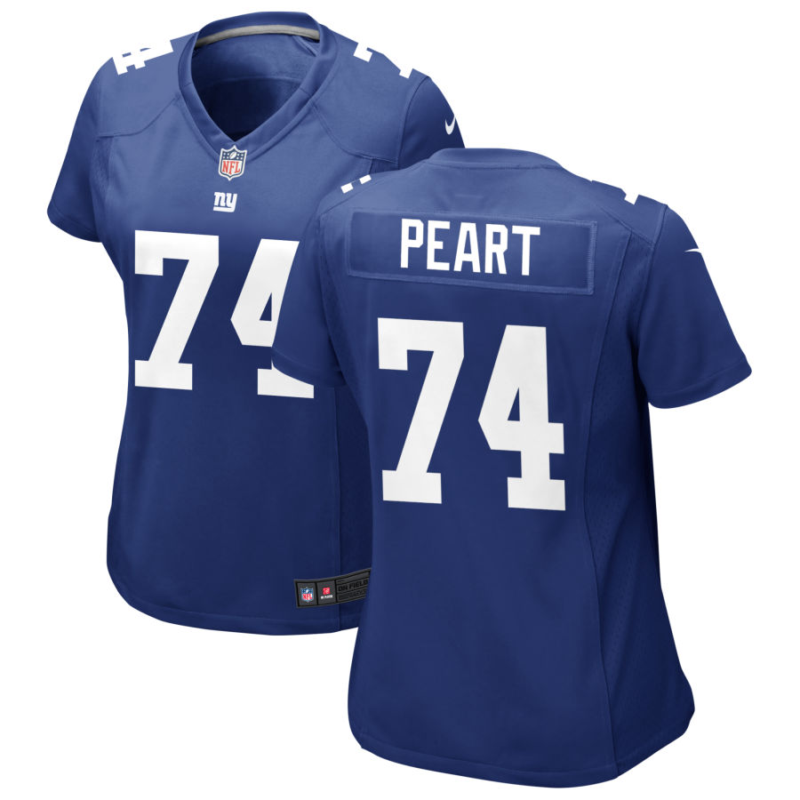 Womens New York Giants #74 Matt Peart Nike Royal Limited Player Jersey