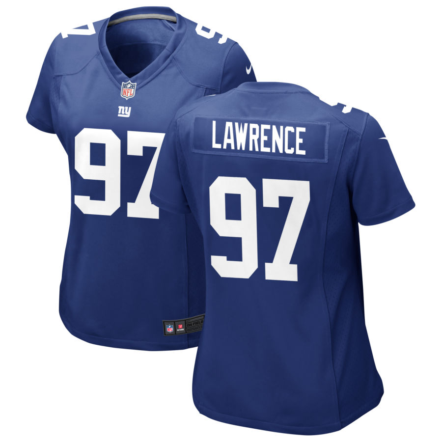 Womens New York Giants #97 Dexter Lawrence Nike Royal Limited Player Jersey