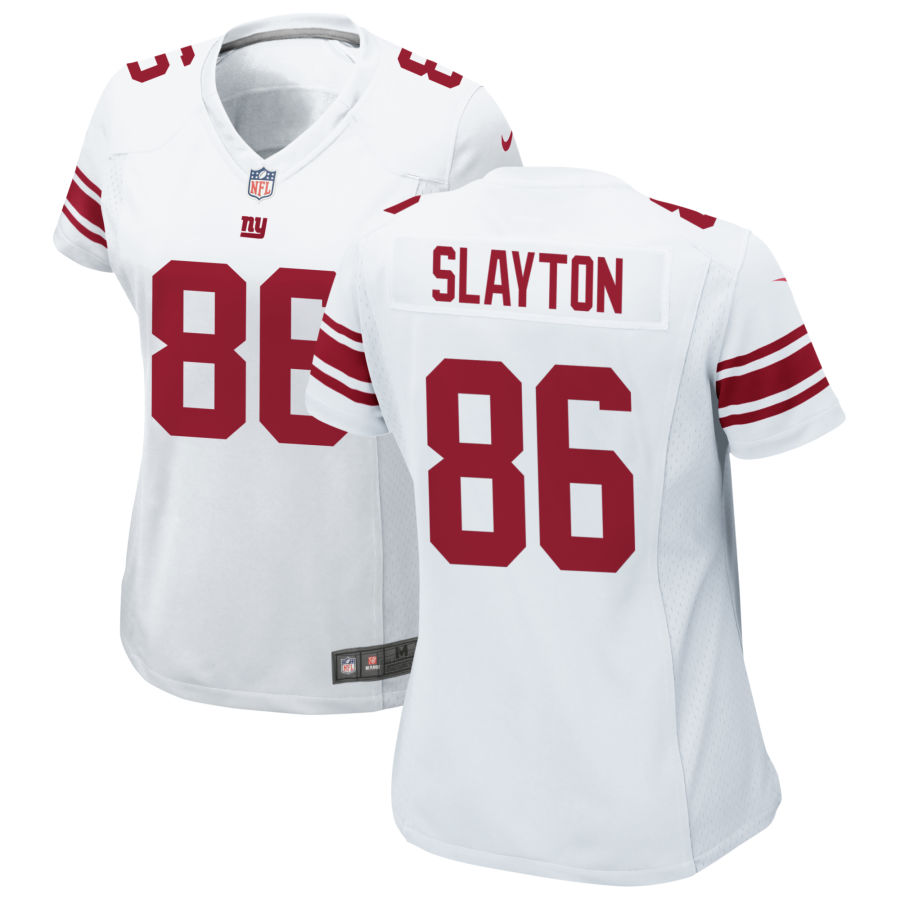 Womens New York Giants #86 Darius Slayton Nike White Limited Player Jersey