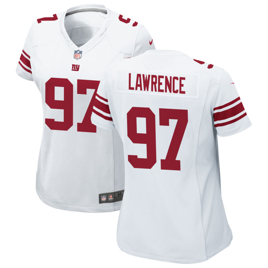 Womens New York Giants #97 Dexter Lawrence Nike White Limited Player Jersey