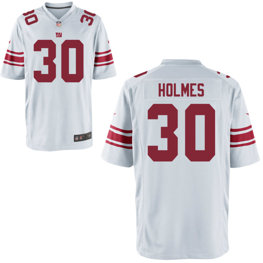 Youth New York Giants #30 Darnay Holmes Nike White Limited Jersey