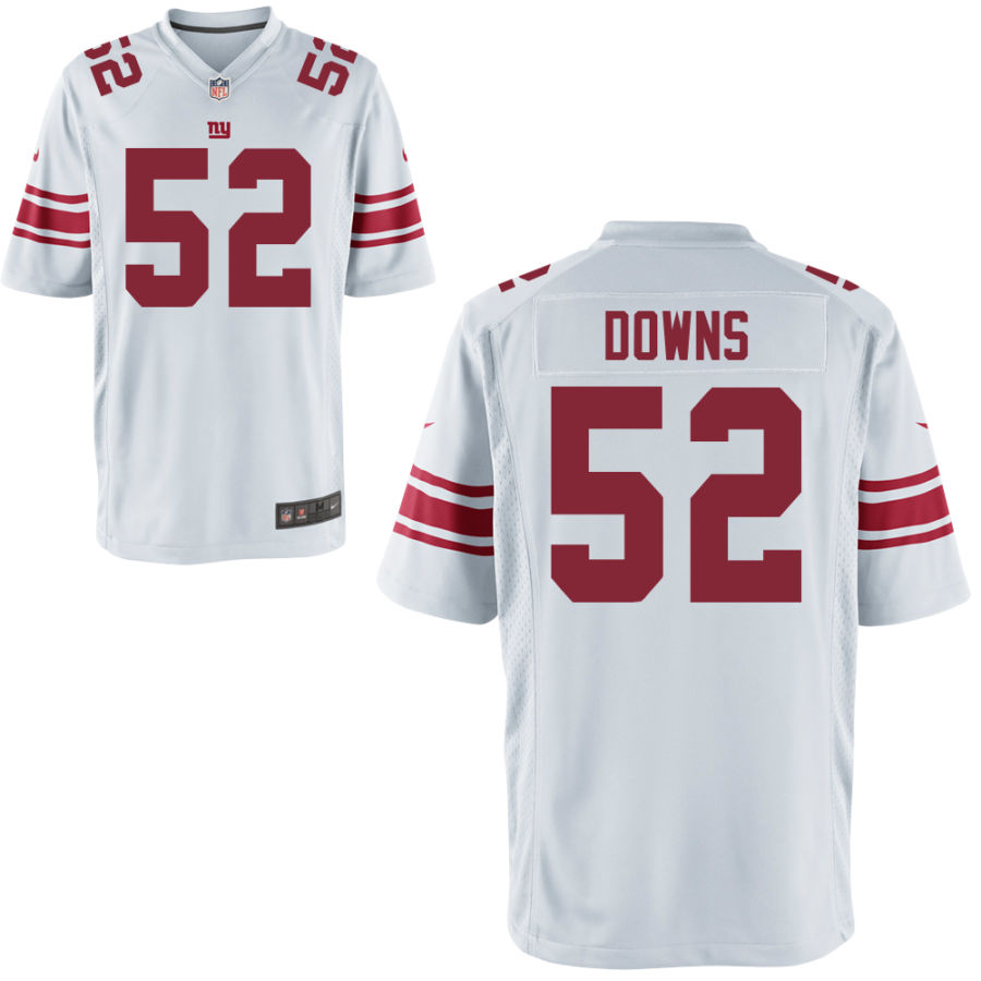 Youth New York Giants #52 Devante Downs Nike White Limited Jersey