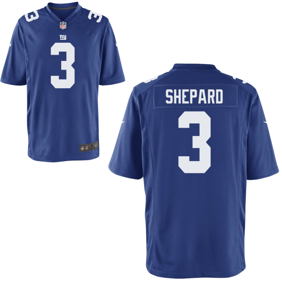 Youth New York Giants #3 Sterling Shepard Nike Royal Limited Jersey