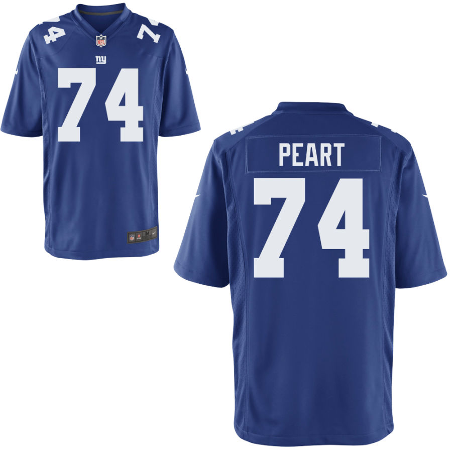 Youth New York Giants #74 Matt Peart Nike Royal Limited Jersey