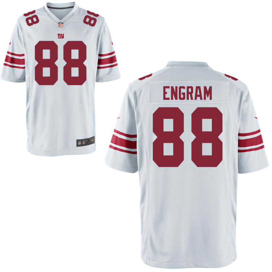 Youth New York Giants #88 Evan Engram Nike White Limited Jersey