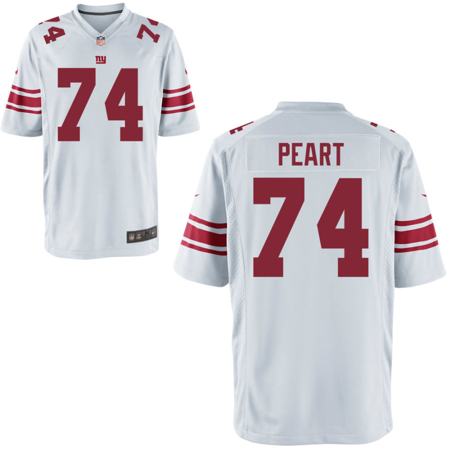Youth New York Giants #74 Matt Peart Nike White Limited Jersey