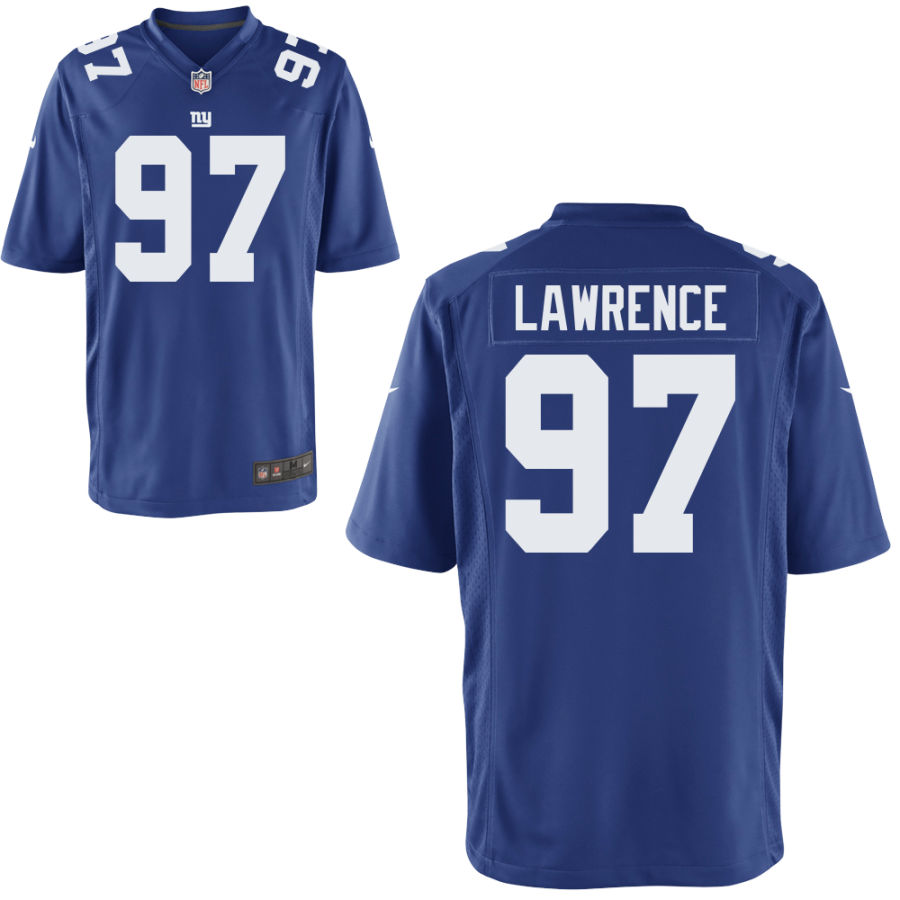 Youth New York Giants #97 Dexter Lawrence Nike Royal Limited Jersey