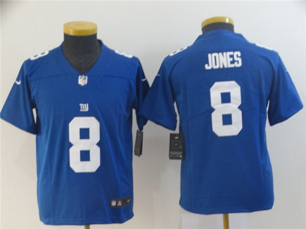 Youth New York Giants #8 Daniel Jones Nike Royal Limited Jersey Youth New York Giants #8 Daniel Jones Nike Royal Limited Jersey