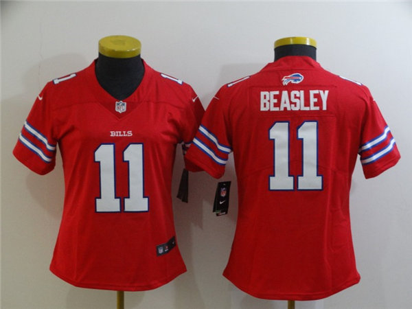 Womens Buffalo Bills #11 Cole Beasley Nike Red Color Rush Vapor Limited Player Jersey