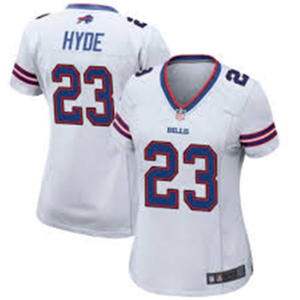 Womens Buffalo Bills #23 Micah Hyde Nike White Game Jersey