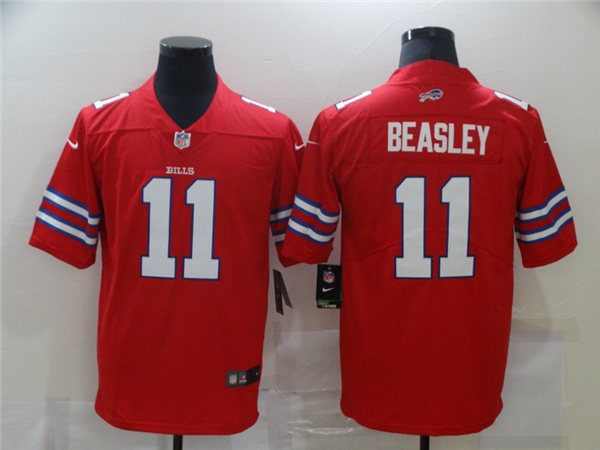 Youth Buffalo Bills #11 Cole Beasley Nike Red Color Rush Vapor Limited Player Jersey