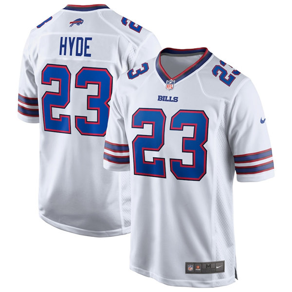 Mens Buffalo Bills #23 Micah Hyde Nike White Vapor Limited Jersey