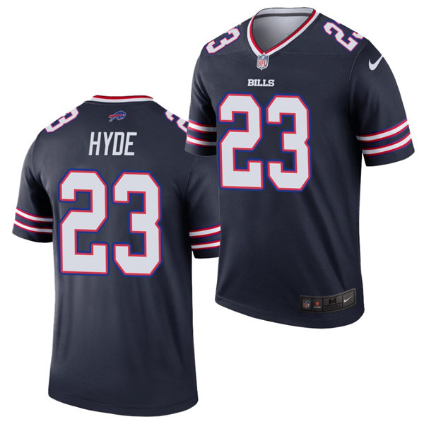 Mens Buffalo Bills #23 Micah Hyde Nike Navy Inverted Legend Jersey