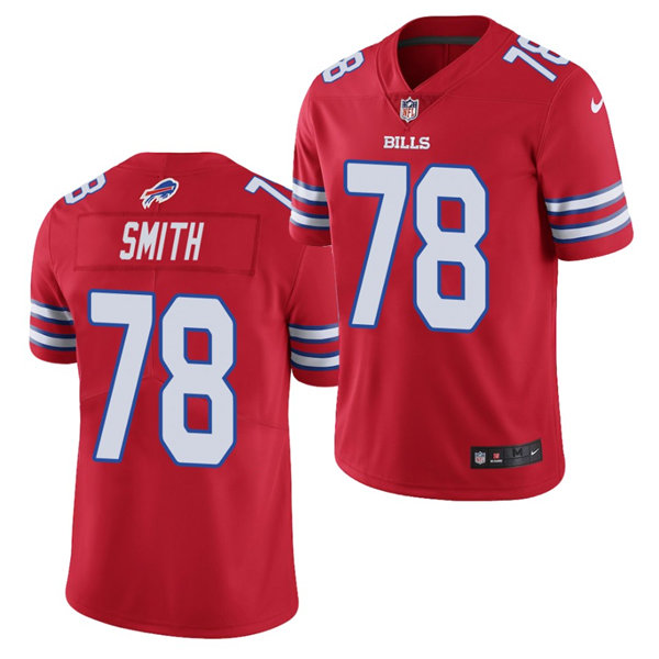 Mens Buffalo Bills Retired Player #78 Bruce Smith Nike Red Color Rush Vapor Limited Player Jersey Mens Buffalo Bills Retired Player #78 Bruce Smith Nike Red Color Rush Vapor Limited Player Jersey