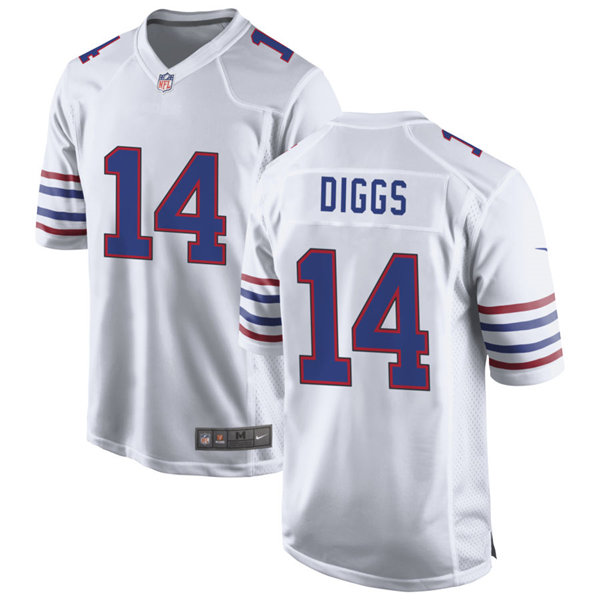 Mens Buffalo Bills #14 Stefon Diggs Nike White Vapor Limited Jersey